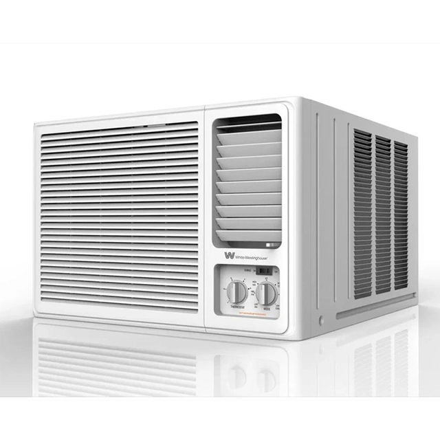 مكيف شباك وايت وستنجهاوس 1.5 طن, تبريد فقط, 18000 وحدة, لون أوف وايت | WHITE WESTINGHOUSE MODEL NO: WWA20K22R